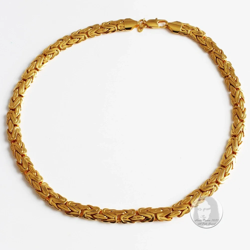 Premier Designs Gold Metal Necklace Chunky V-Shape Costume Jewelry